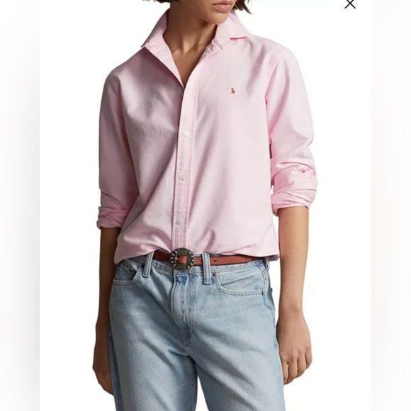Ralph Lauren Pink Button Down Shirt - Picture 2 of 3